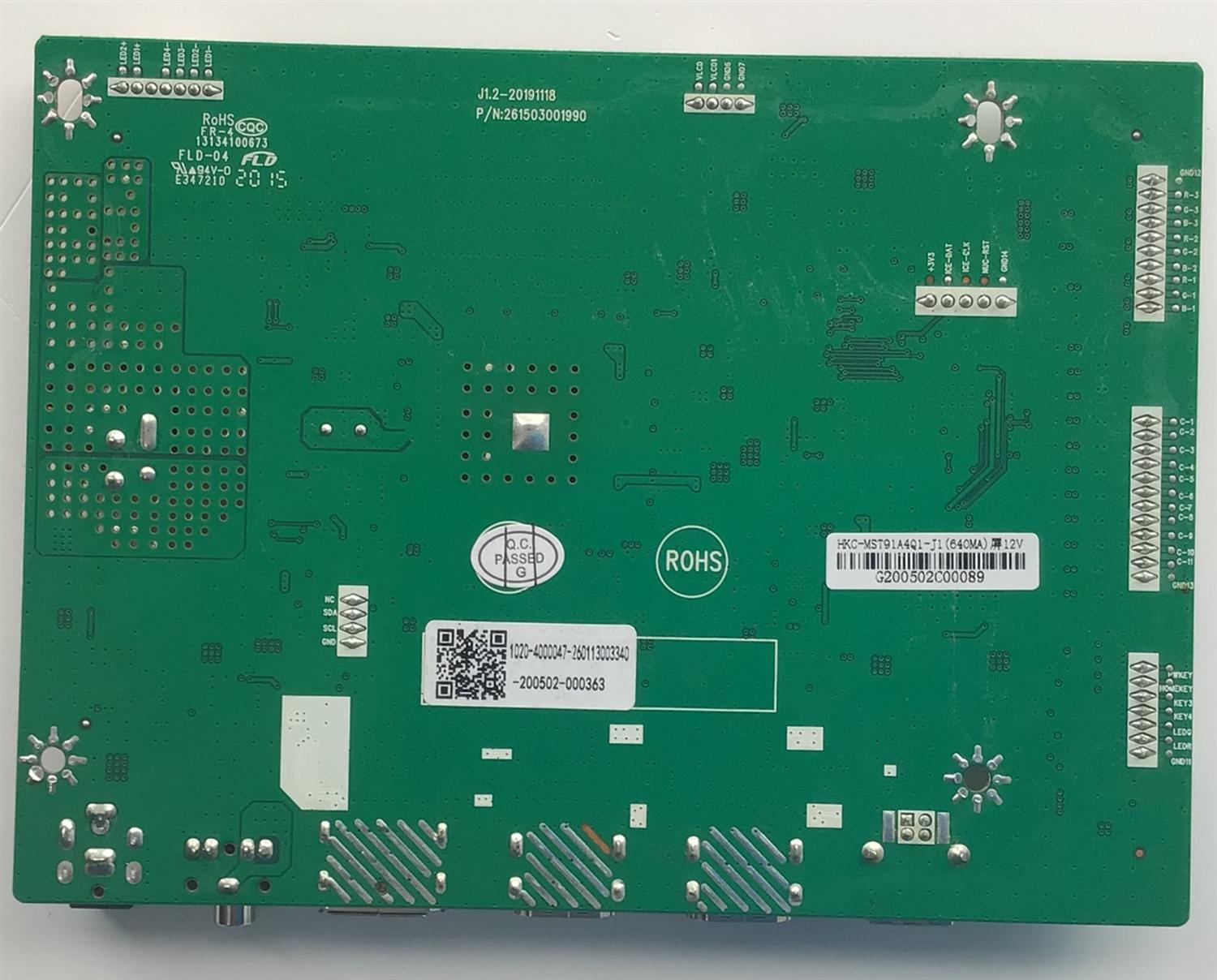 MAIN PARA MONITOR MSI OPTICX / NUMERO DEPARTE 1020-4000047 / MST91A4Q1-J / 200502-000363 / G200502C00089 / DISPLAY LSM270HP09-T01 / MODELO MAG271C4 - Imagen 4